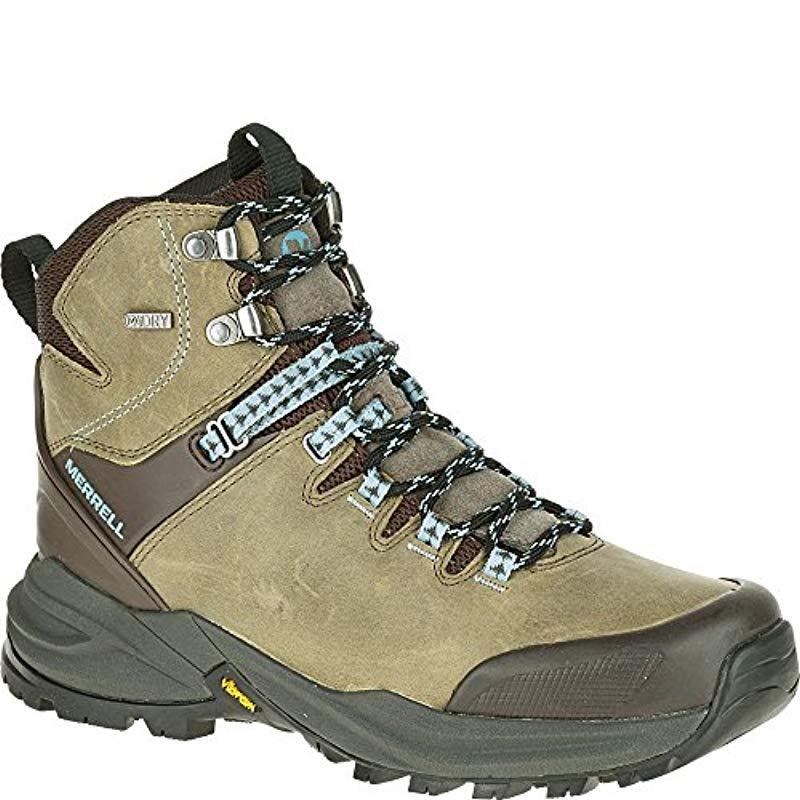 Merrell Phaserbound Waterproof Backpacking Shoe in Gray - Lyst