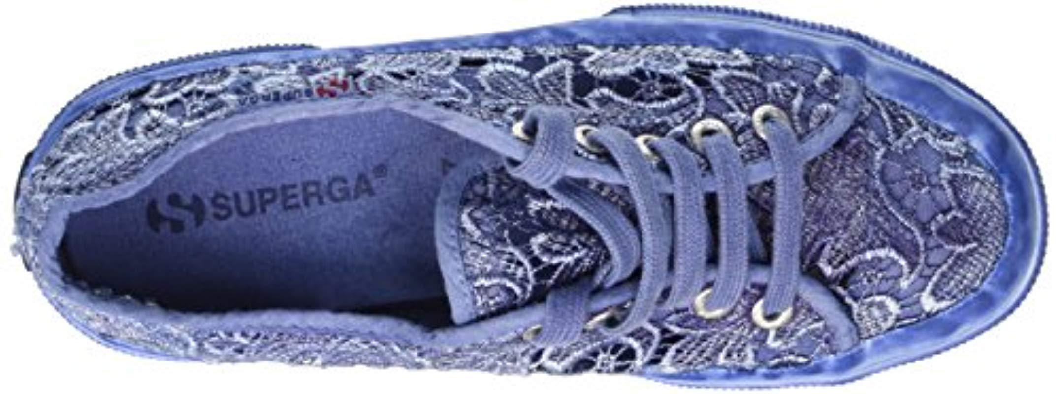 superga macrame blu