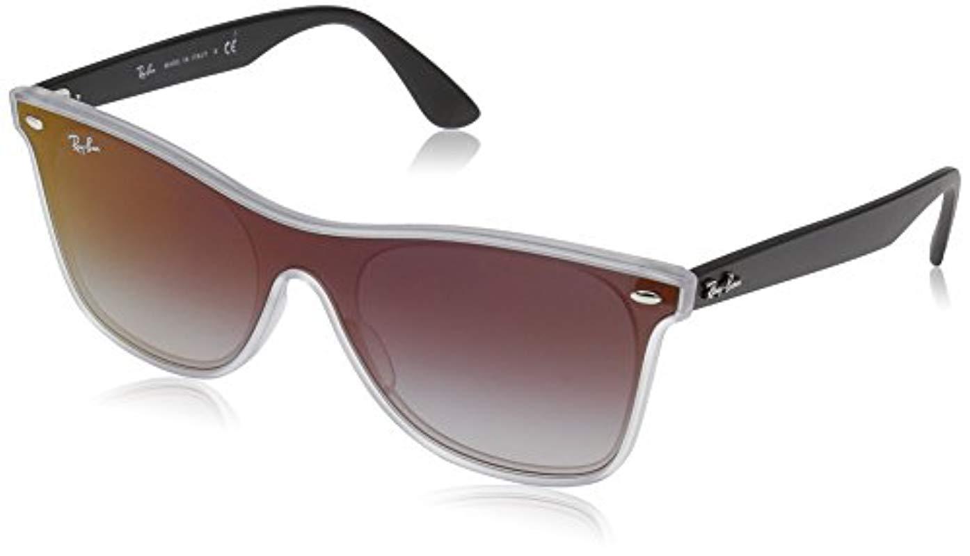 Lyst - Ray-Ban Rb4440n Blaze Wayfarer Sunglasses in Gray