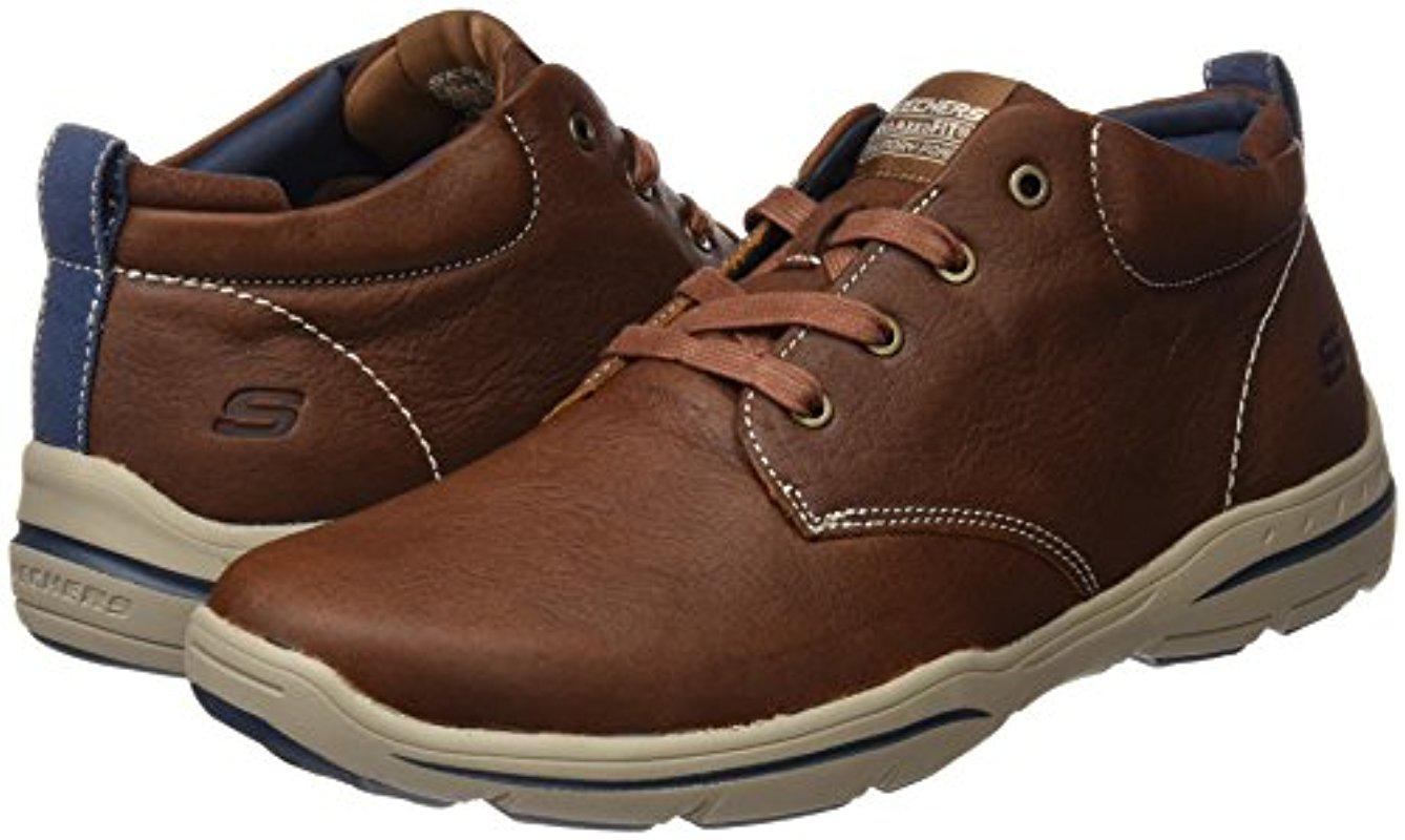 Skechers Usa Harper Meldon Chukka Boot In Brown For Men Lyst 9632