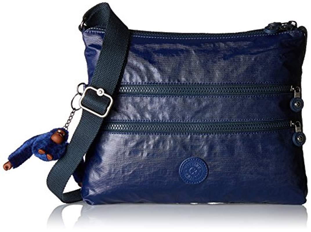 Kipling Alvar Solid Crossbody Bag in Blue - Lyst