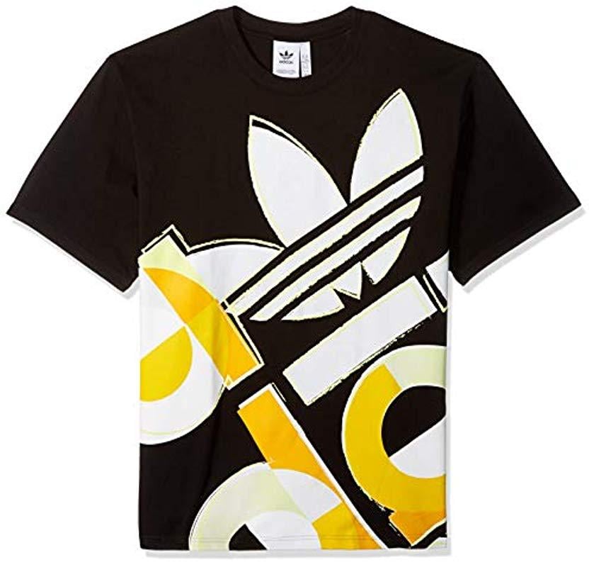 adidas Originals Bold Graphic Tee in Black for Men - Lyst