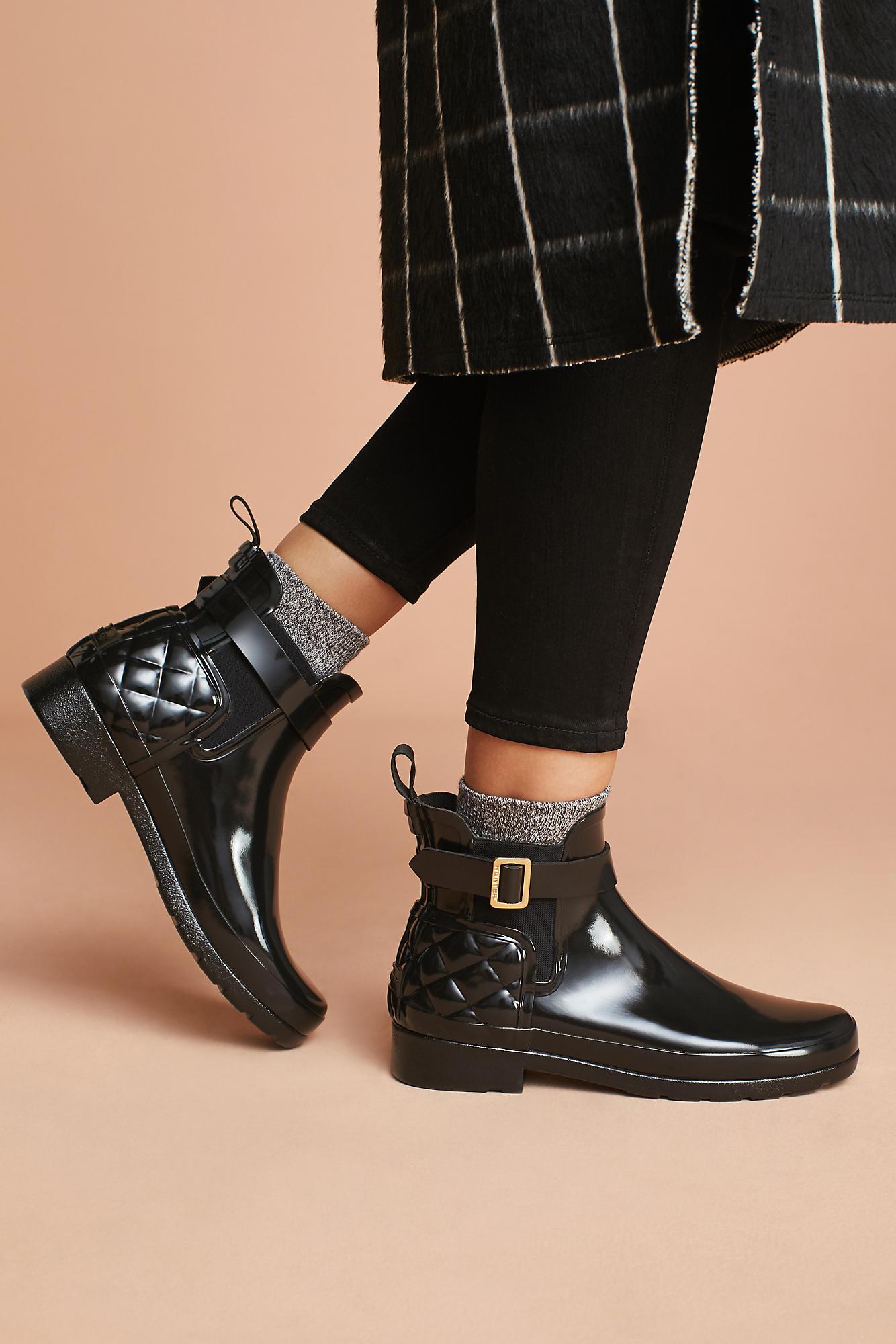 Hunter Boots Women's Refined Quilted Chelsea Booties Hunter Boots Women's Refined Quilted Chelsea Booties