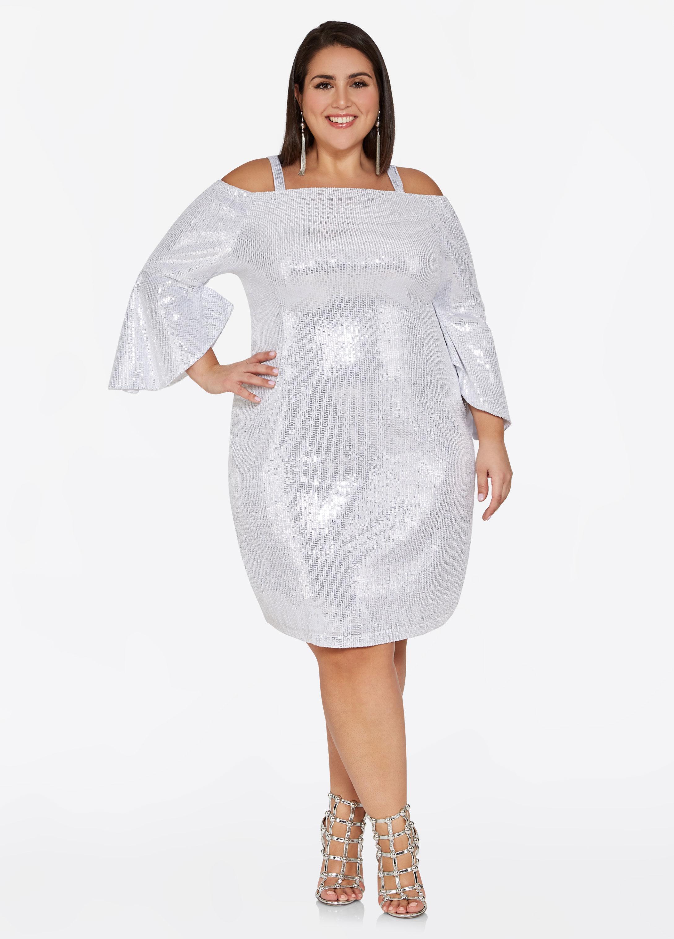 Ashley Stewart Plus Size White Party Dresses | Best Dresses 2019