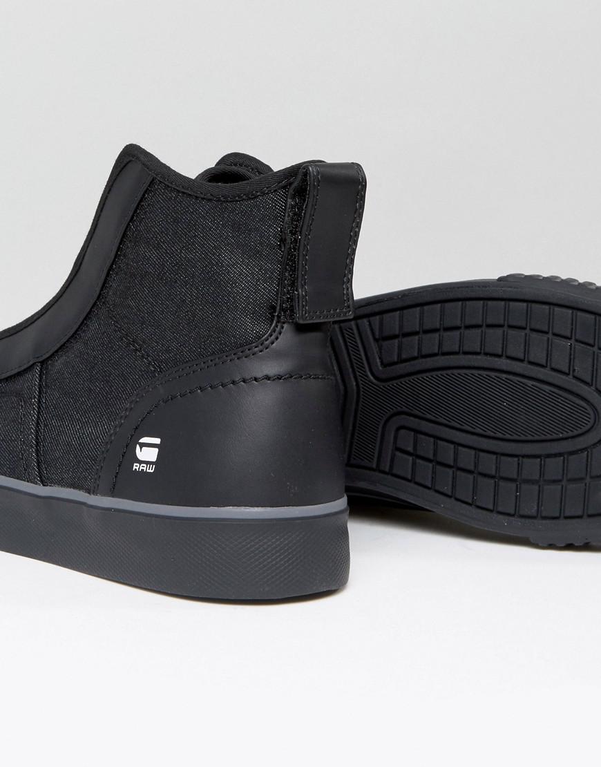 sneakers with raw denim