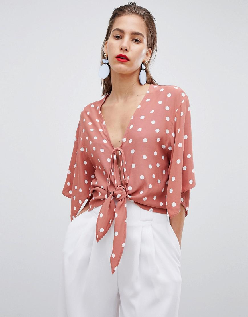river island polka dot dress asos