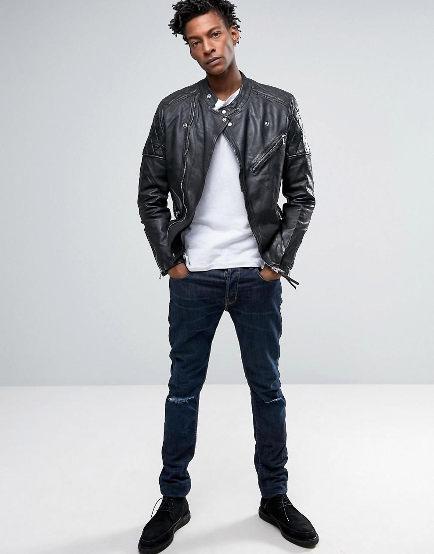 All Saints Mens Leather Jacket Review Images