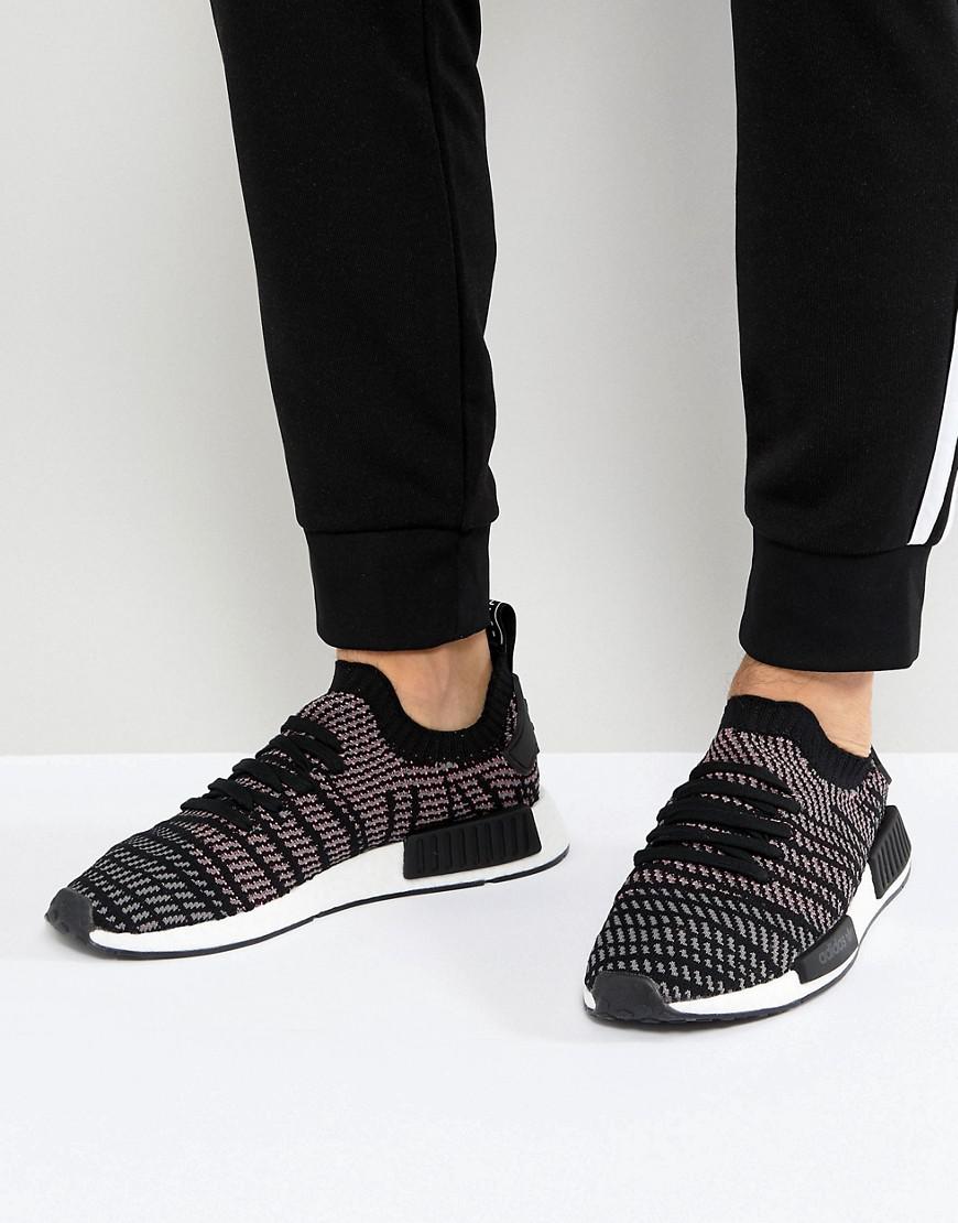 Lyst adidas Originals NMD R1 stlt zapatilla en color negro cq2386 en Lyst adidas Originals NMD R1 stlt zapatilla en color negro cq2386 en