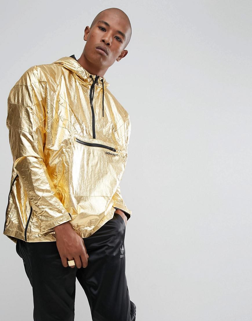 adidas metallic jacket