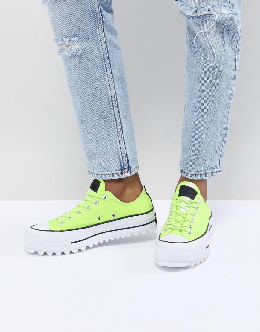 converse platform verde