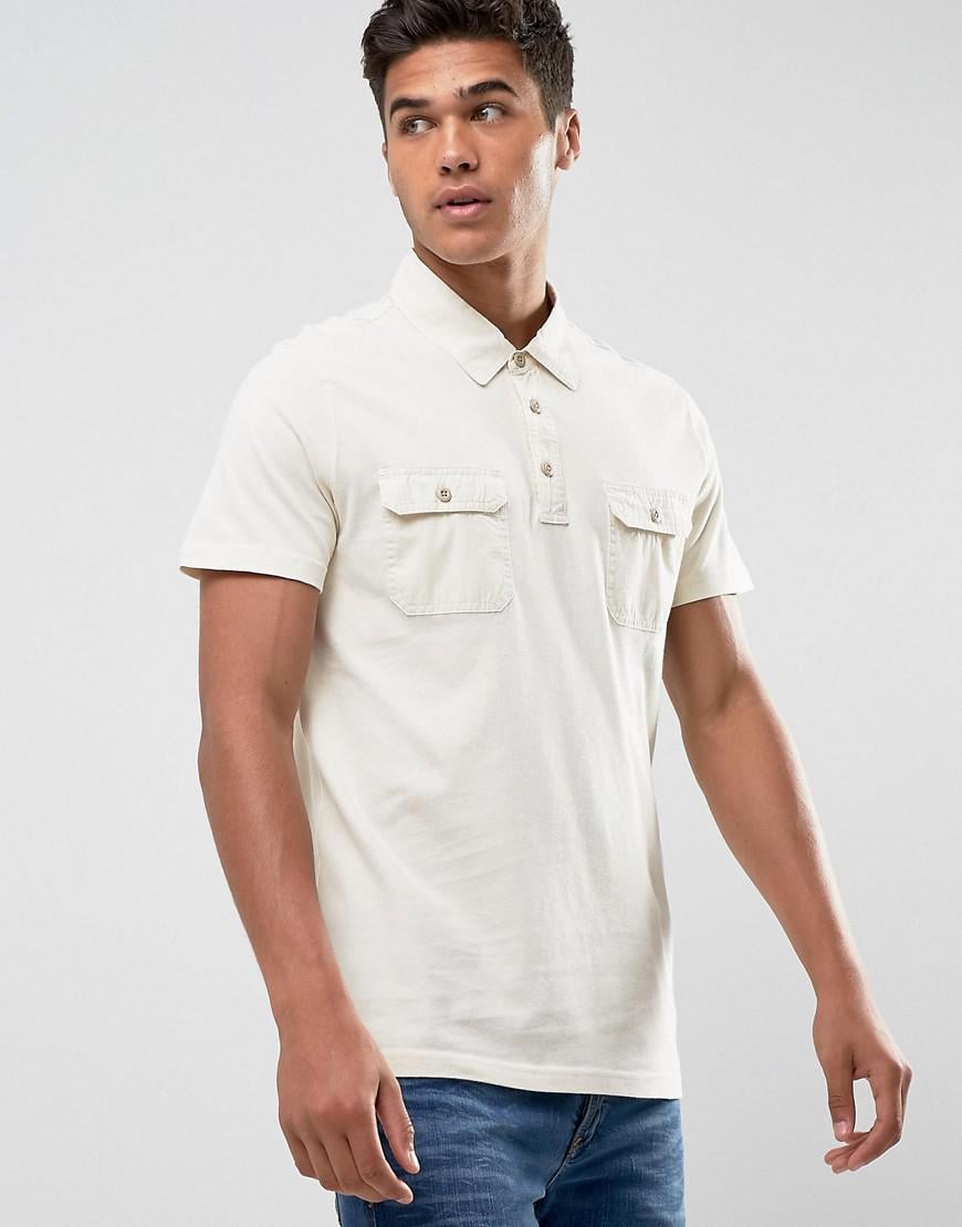 Lyst - Abercrombie & Fitch Military Muscle Slim Fit Polo Jersey In ...