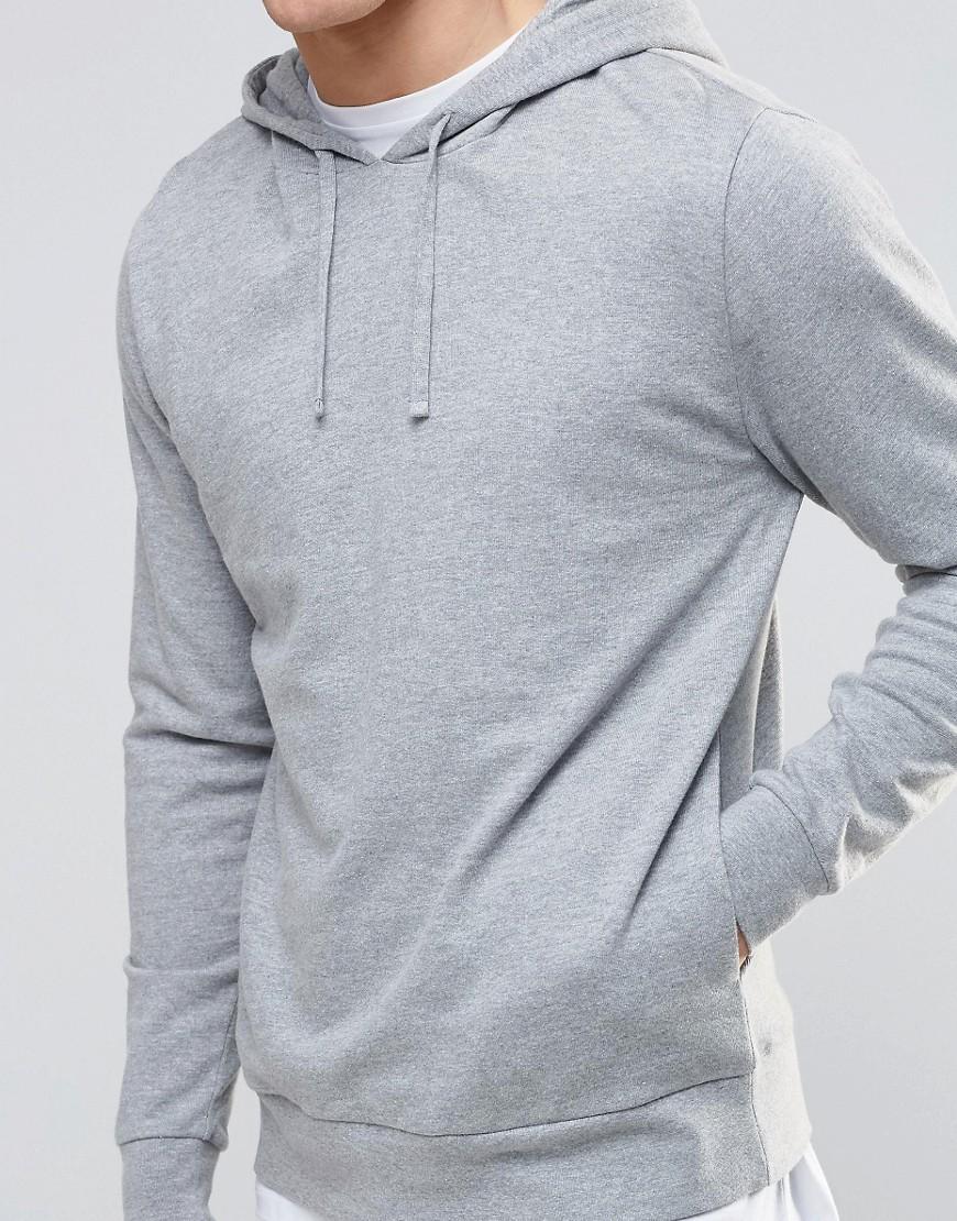 Asos Hoodie And Longline T-shirt 2 Pack Save in Gray for Men | Lyst