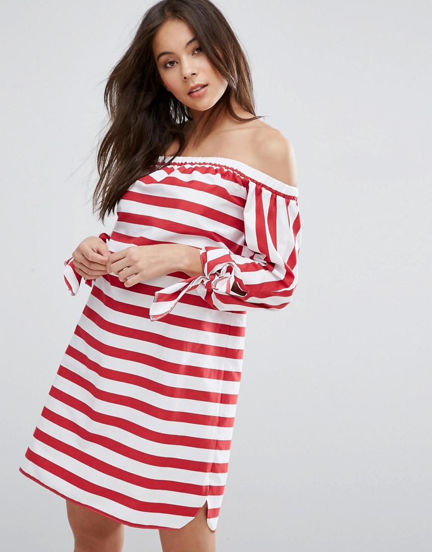off shoulder kleid asos