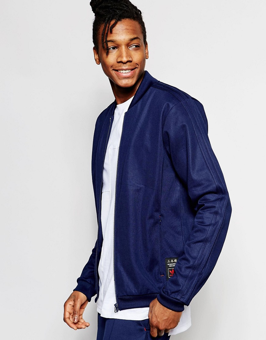 Lyst adidas Originals Budo Superstar Track Top az6365 en azul para los hombres Lyst adidas Originals Budo Superstar Track Top az6365 en azul para los hombres