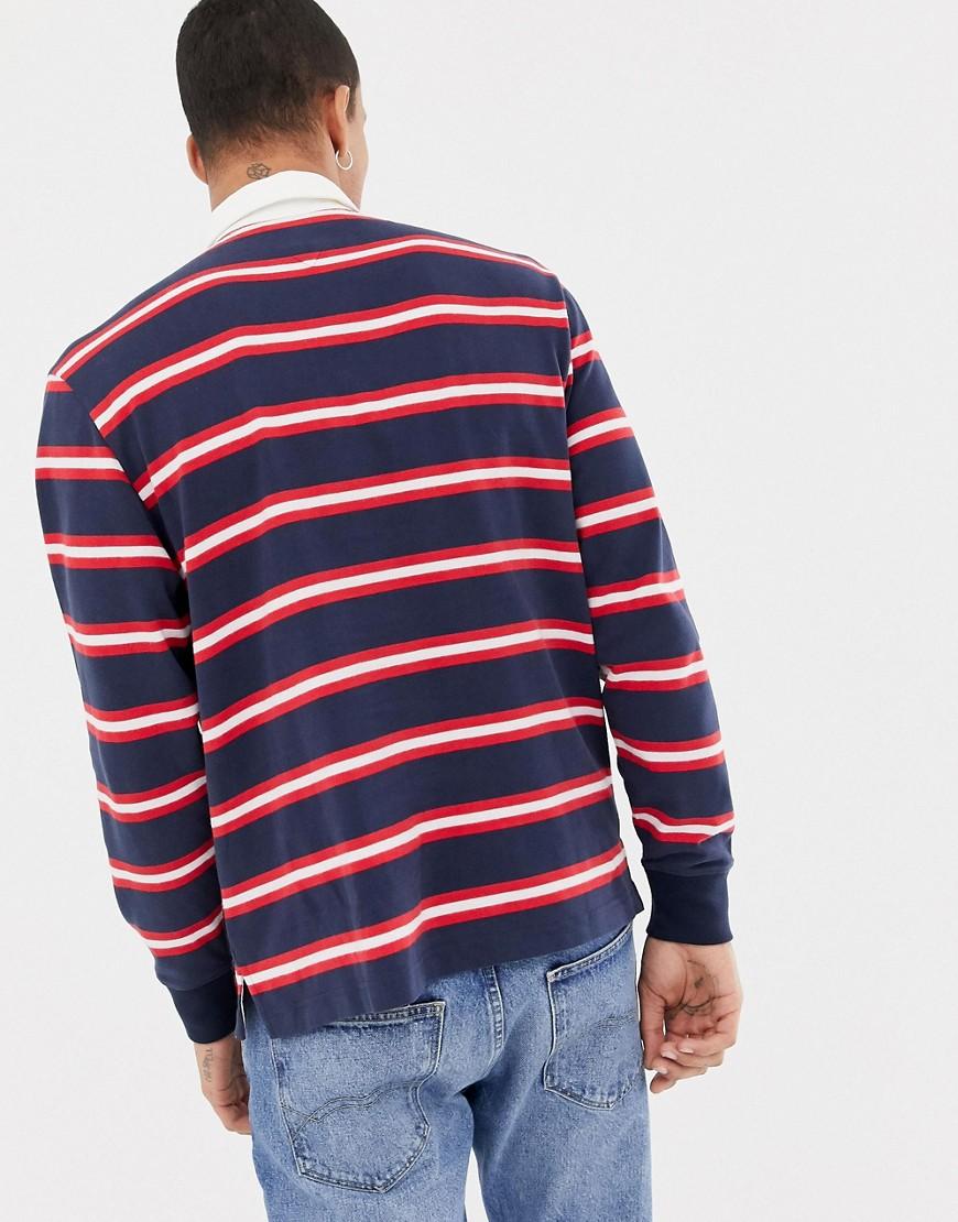 Lyst - Tommy Hilfiger 6.0 Limited Capsule Rugby Polo With Large Crest ...