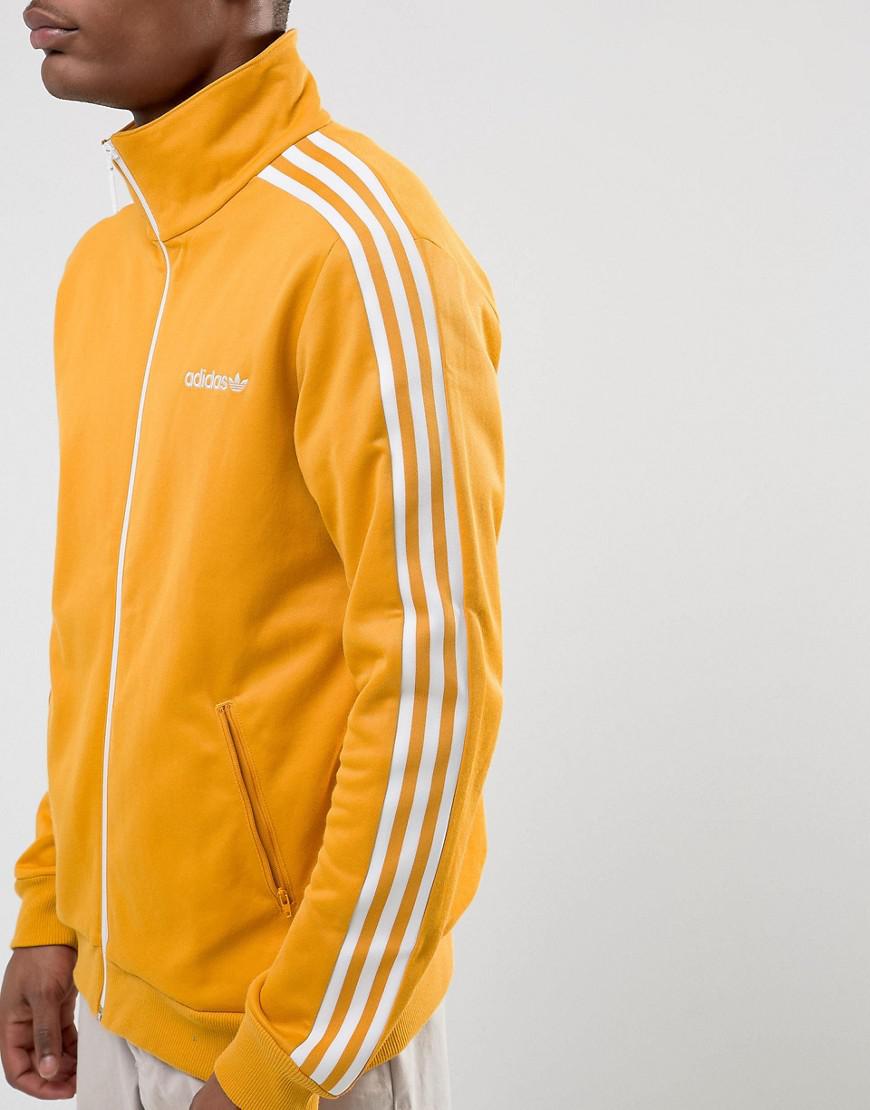 Lyst - adidas Originals Beckenbauer Track Jacket In Yellow Br4326 in ...