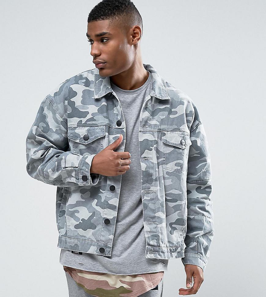 Cayler Sons Denim  Jacket  In Camo With Distressing in 