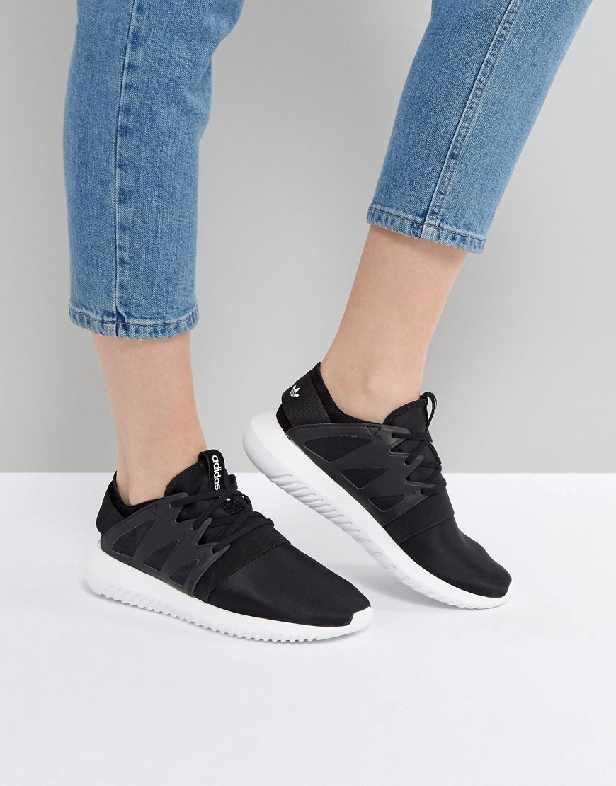 Entrenador de viral Lyst Adidas tubular en color negro Entrenador de viral Lyst Adidas tubular en color negro