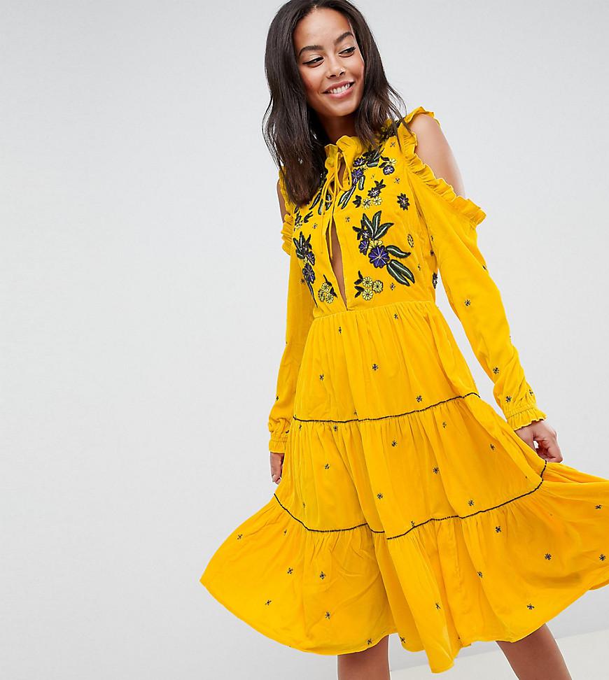 velvet dress frock