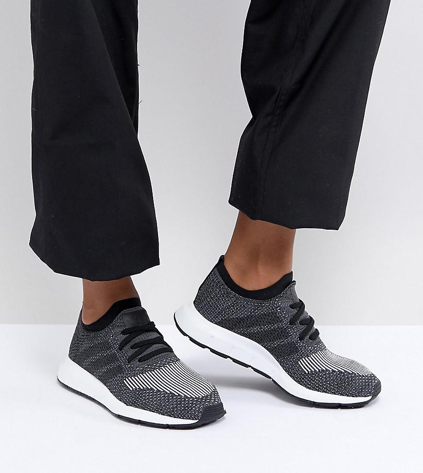 adidas originals swift run primeknit trainers in black cq2893 adidas originals swift run primeknit trainers in black cq2893