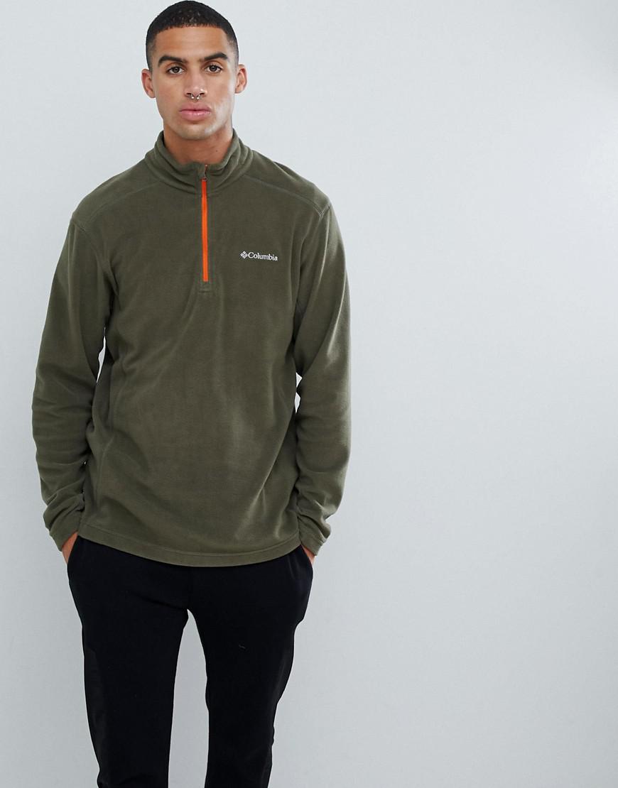 Klamath Range II Black Columbia Mens Half-Zip Fleece L