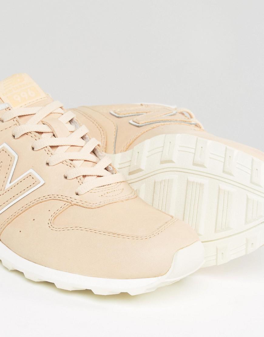 new balance 996 beige leather trainers new balance 996 beige leather trainers