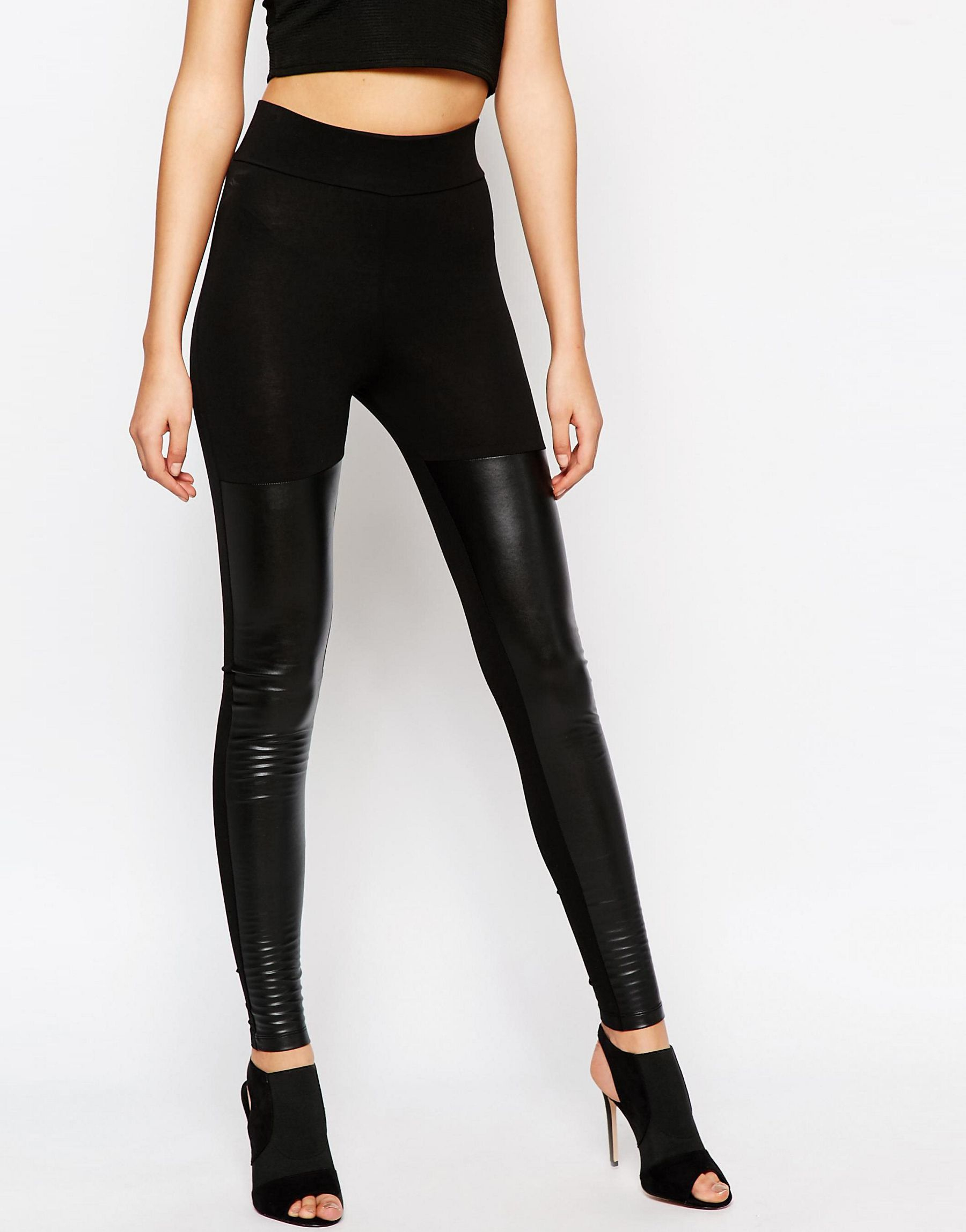 ASOS 4505 Tall icon running tie waist leggings with pocket