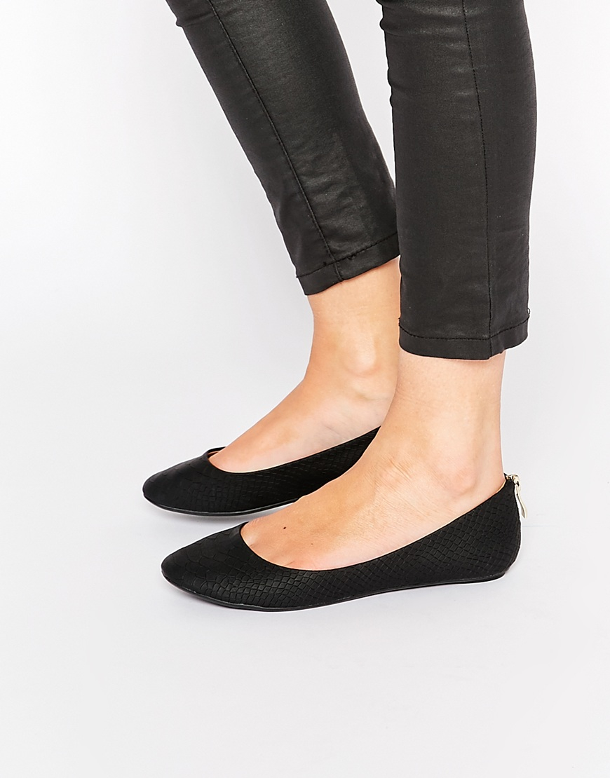 Lyst - Call It Spring Brevia Black Ballerina Flat Shoes in Black