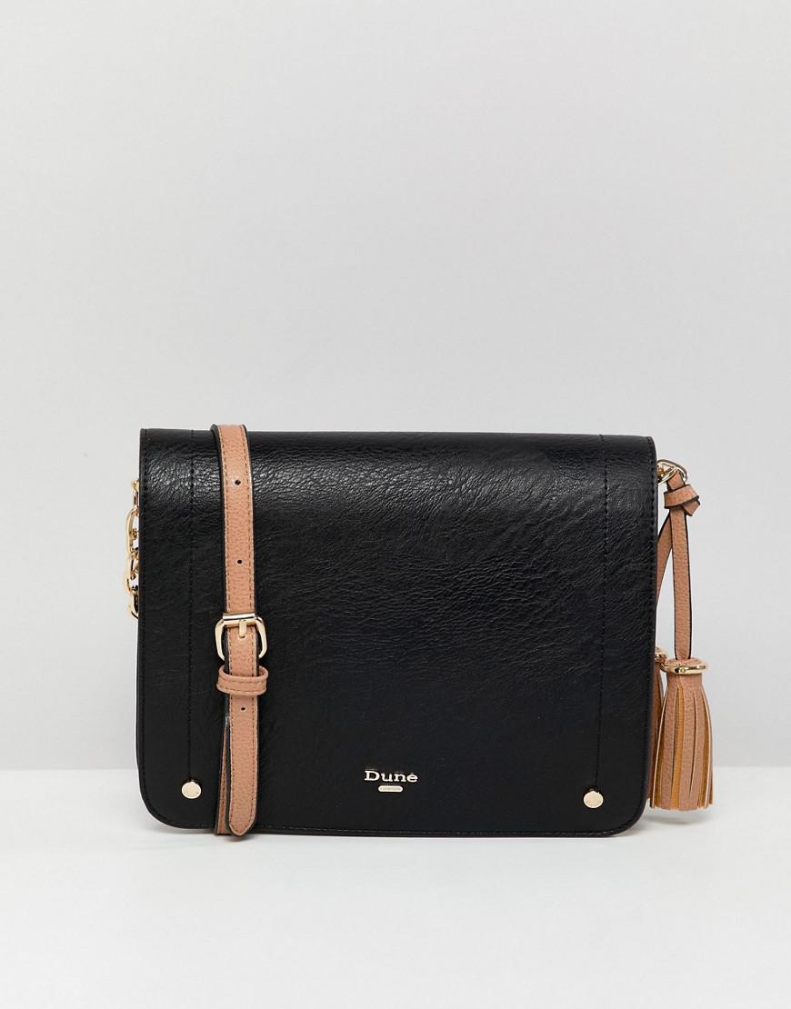 Lyst Dune Dashie Across Body Bag With Contrast Handle In Black View Fullscreen