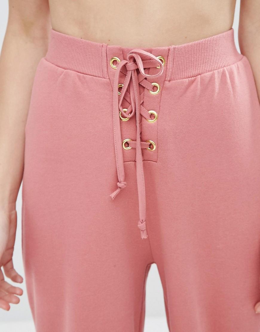 pink culotte pants