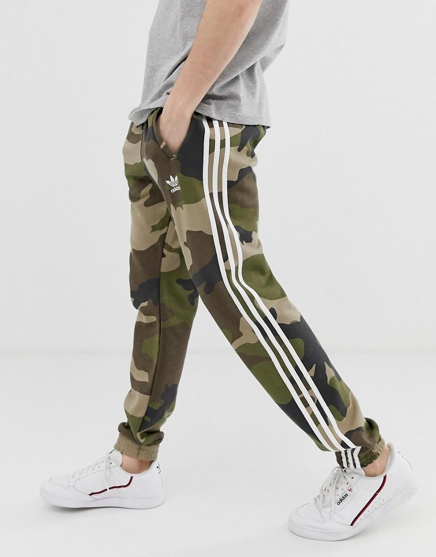 green camo joggers mens