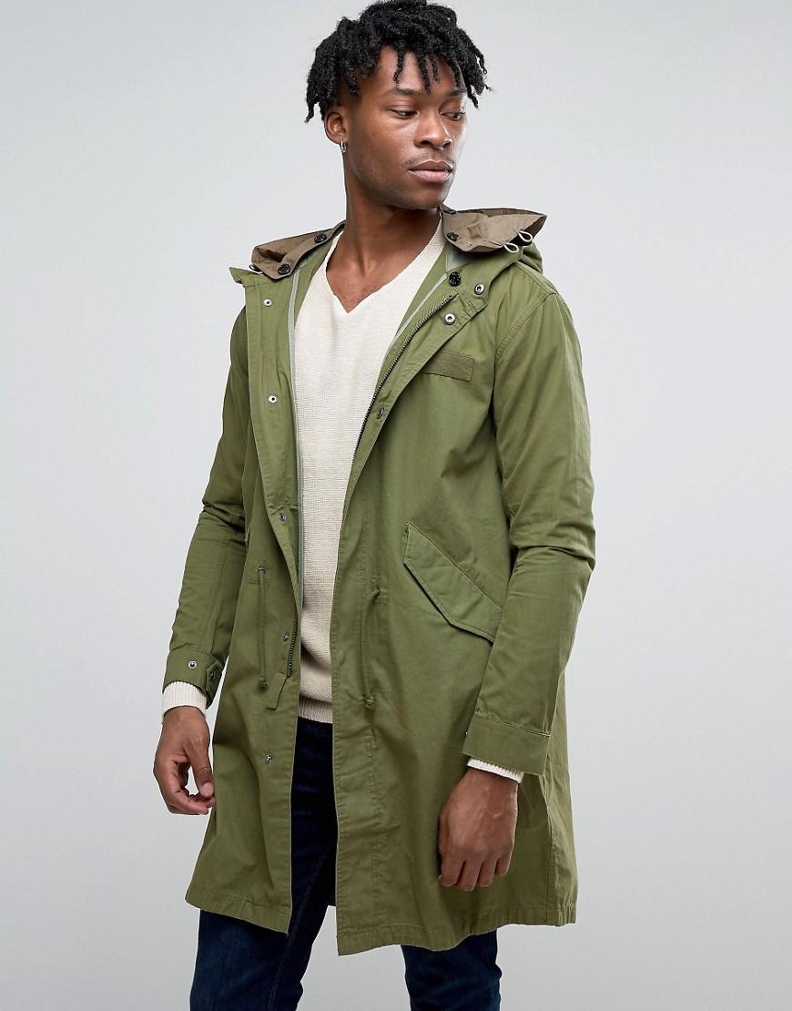 Pretty Green Mayfair Trench Jacket From The Select Colour Navy