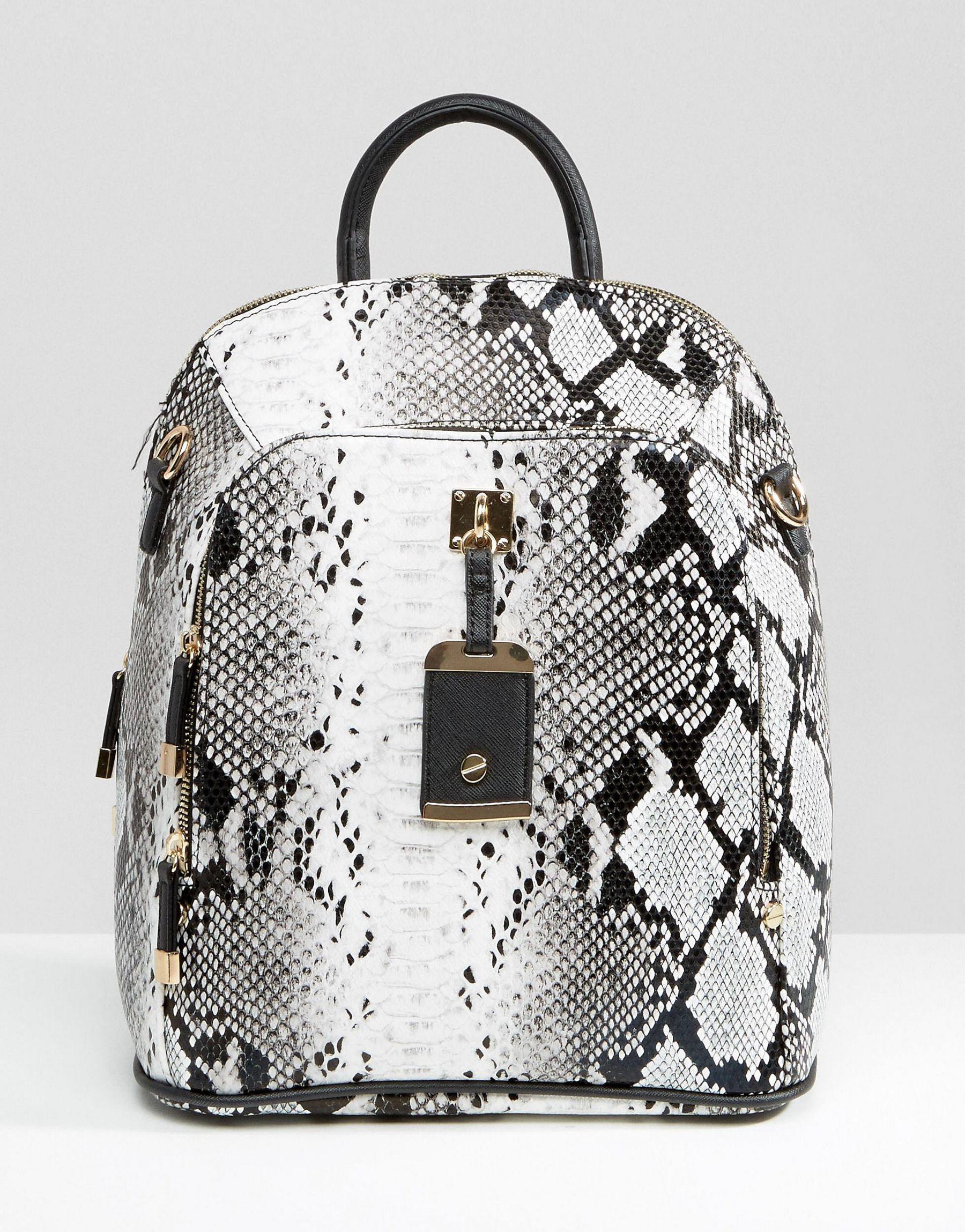snakeskin bag new look