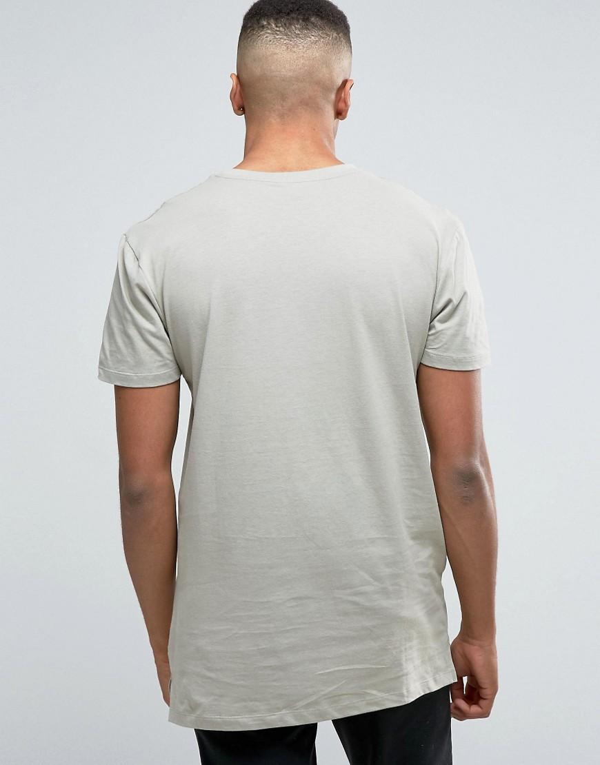 longline khaki shirt