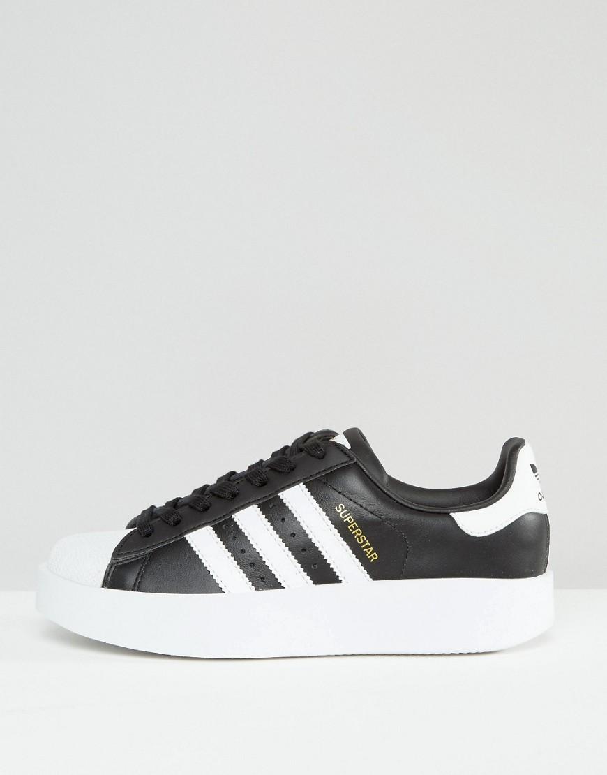 adidas originals bold double sole black and white superstar adidas originals bold double sole black and white superstar