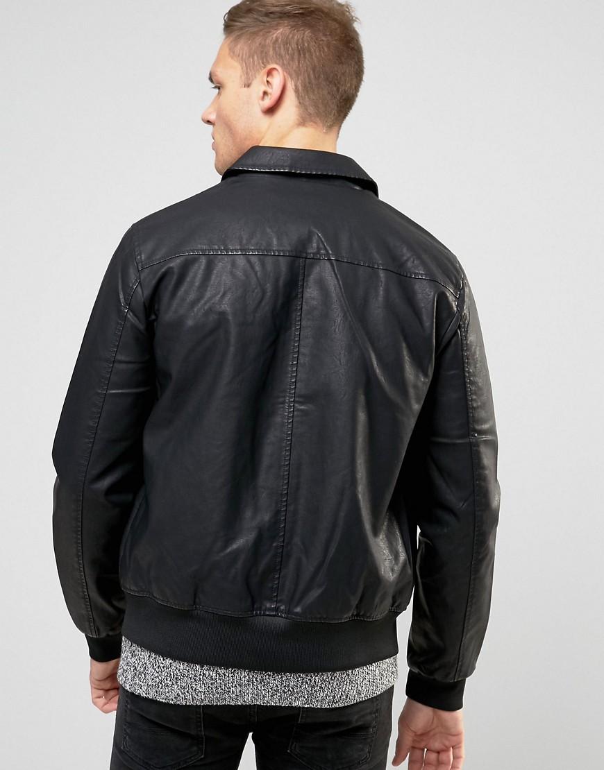 new look faux leather jacket