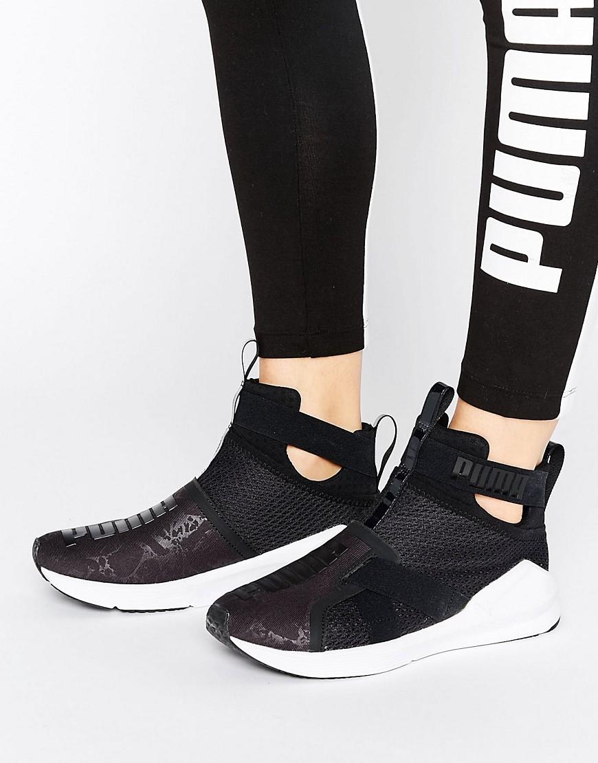 Lyst - Puma Fierce Strap Sneakers In Black in Black