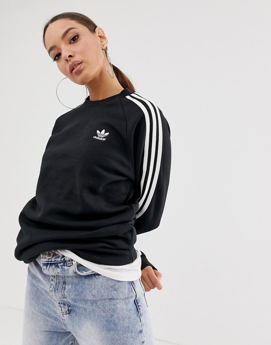 Lyst adidas  Originals  Adicolor Three Stripe Crew Neck 