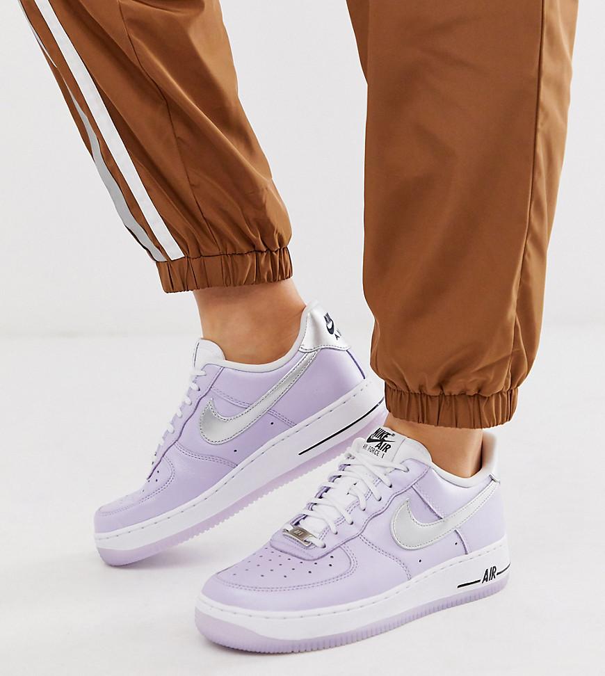 Nike Purple Metallic Air Force 1 