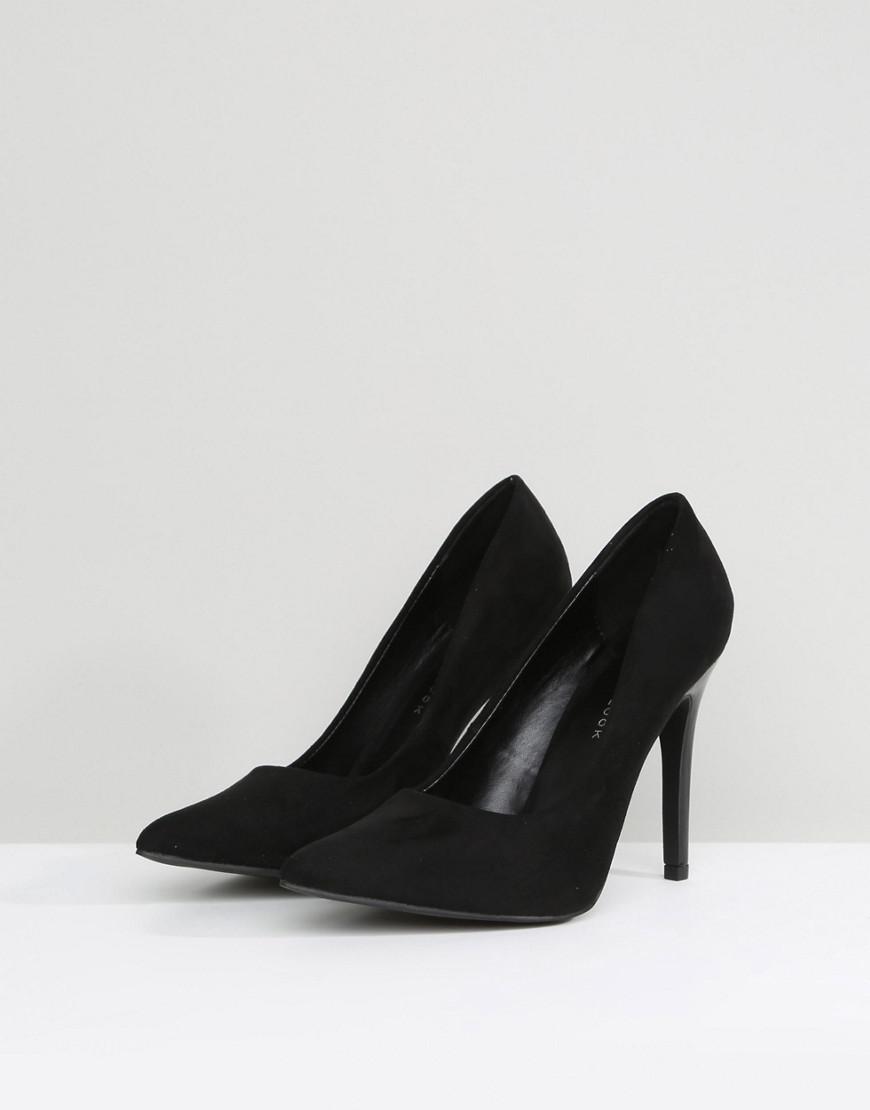 Black Suede Court Shoes Wide Fit Black Suede Court Shoes Wide Fit
