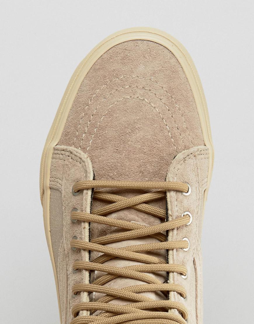 vans sk8-hi mte trainers in beige va33txlr5 vans sk8-hi mte trainers in beige va33txlr5