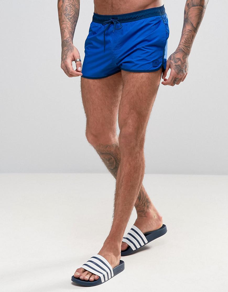 Lyst - adidas Split Swim Shorts In Short Length Bj8576 in Blue for Men