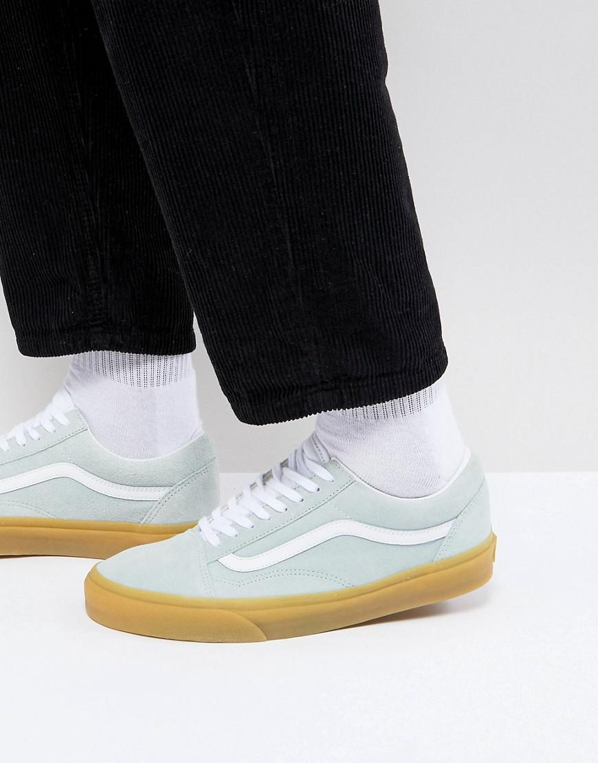 Vans Old Skool Gum Sole Trainers In Blue Va38g1qk8 in Blue for Men Lyst