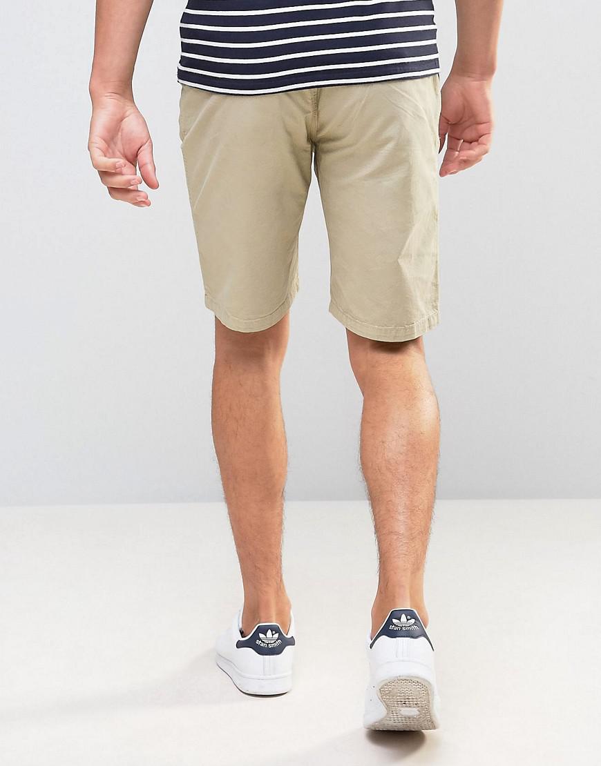 Lyst - Tokyo Laundry Cotton Canvas Shorts in Natural for Men