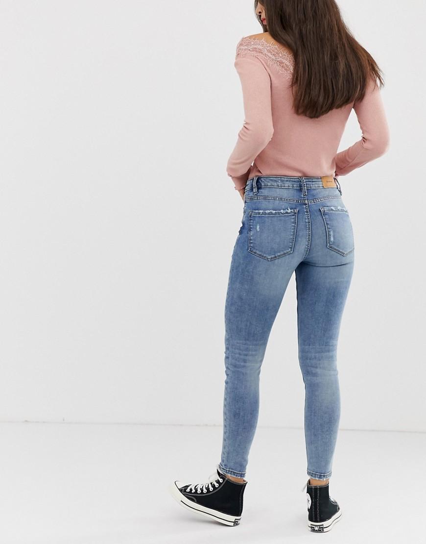 stradivarius blue jeans