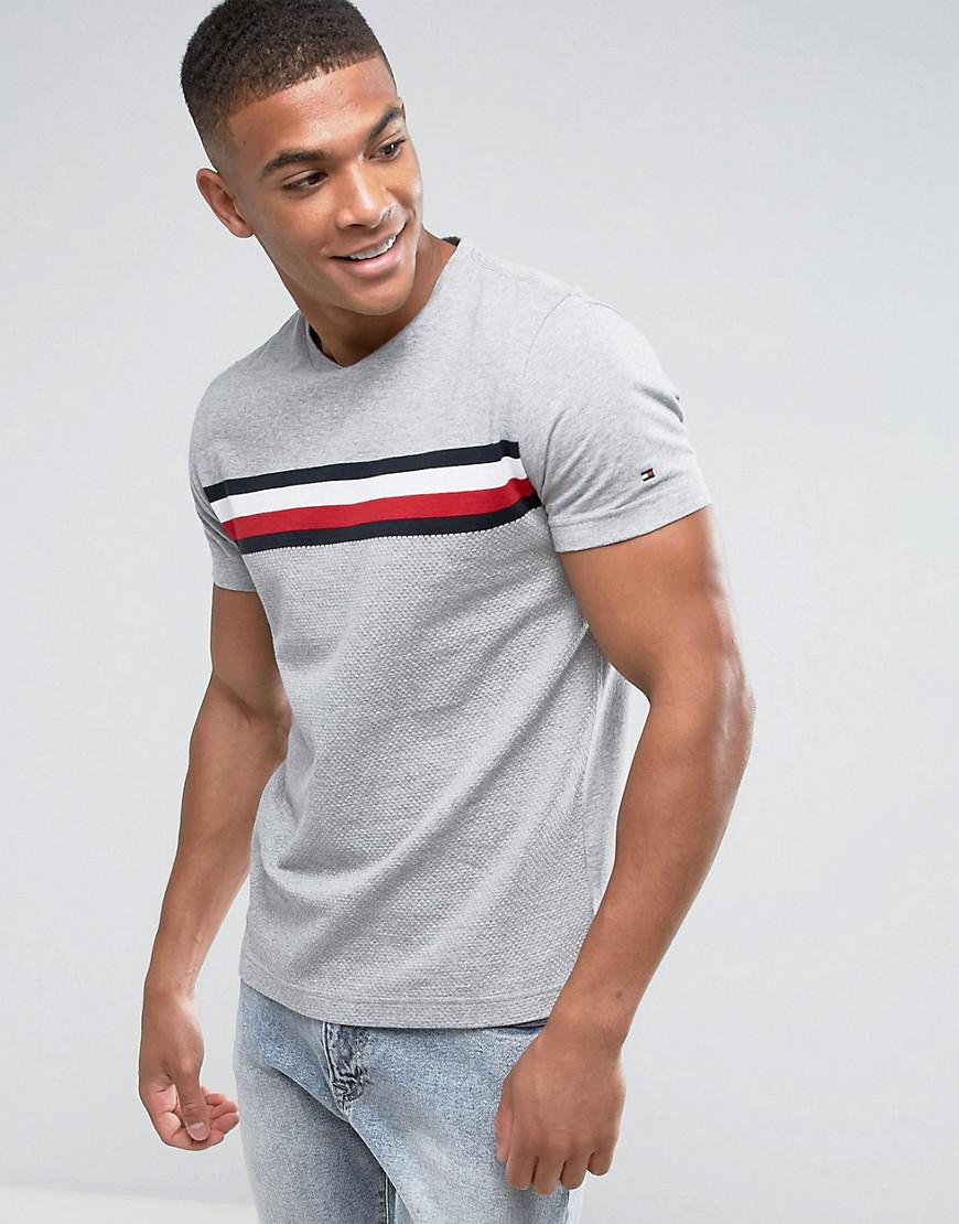 tommy hilfiger men's t shirt grey