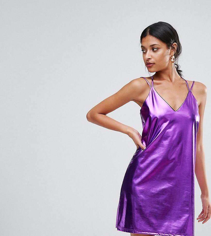 Purple Metallic Dress