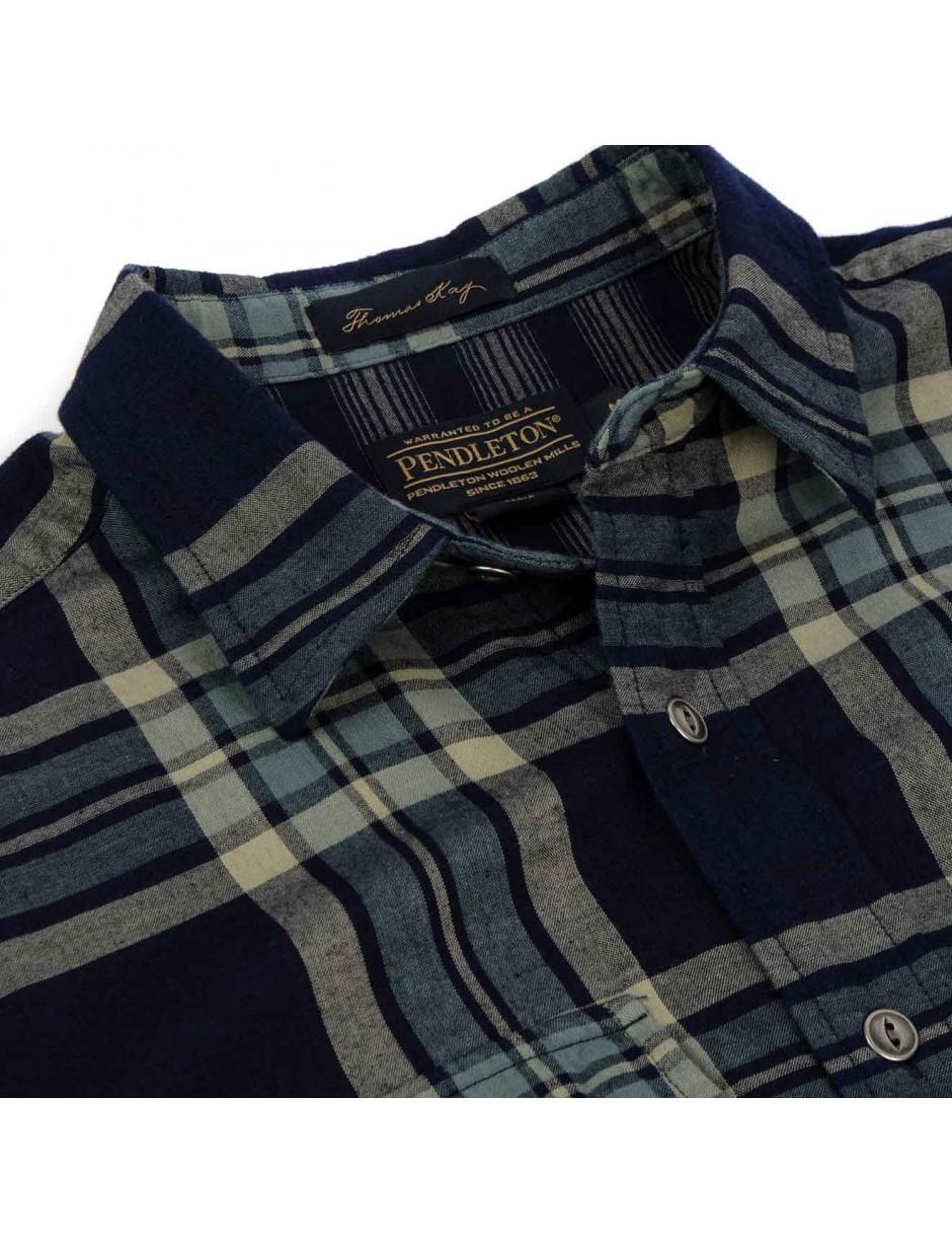 Pendleton Thomas Kay Double Face Fitted Shirt Indigo Plaid in Blue for ...