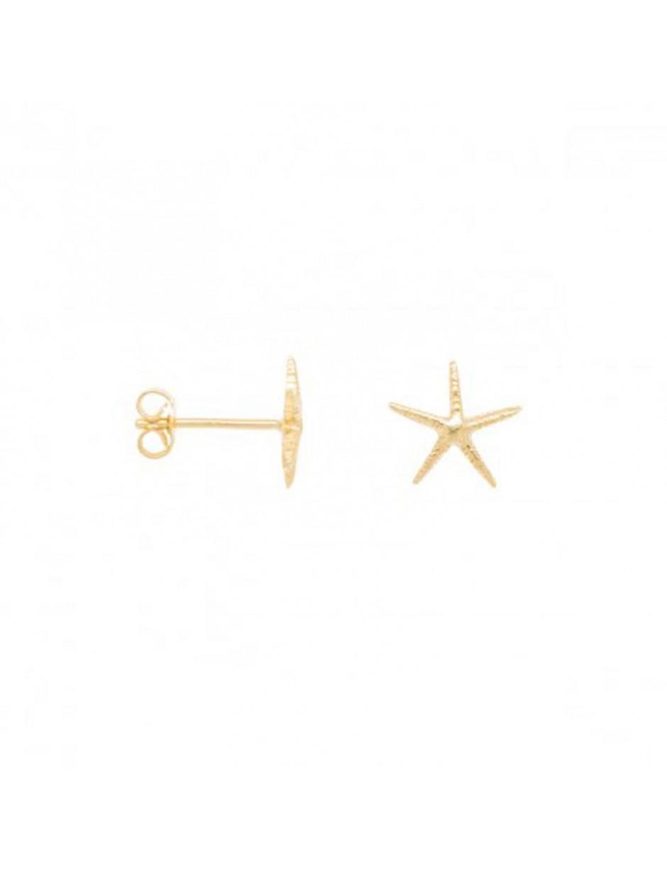Lyst Anna Nina Gold Starfish Stud In Metallic Gallery