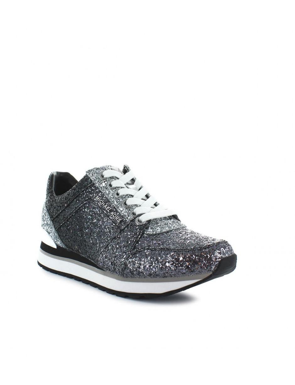 michael kors billie glitter trainers